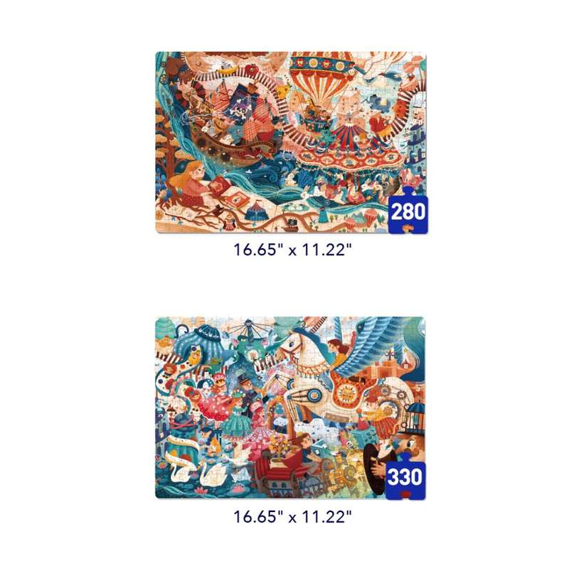 Mideer - 2-in-1 Level Up Puzzle: Level 8 Fairy Tale Land