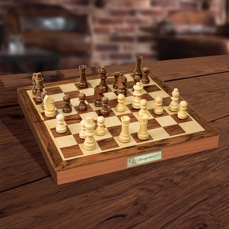 Ambassador - Kasparov International Master Wooden Chess Set