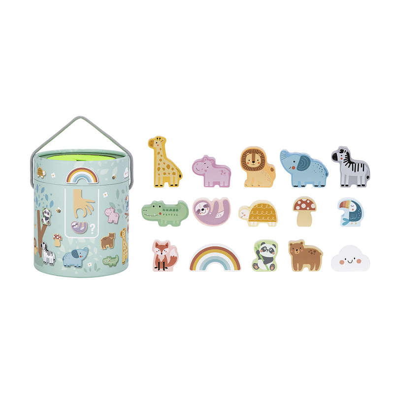 TookyToy - Animal Touch & Match Mystery Bucket - My Forest Friends