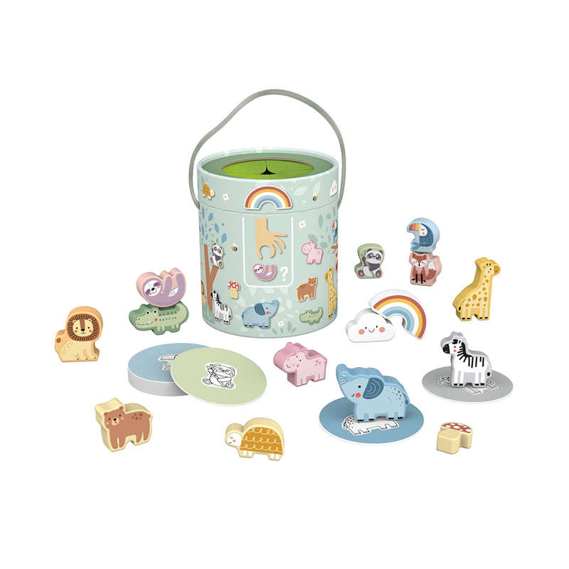 TookyToy - Animal Touch & Match Mystery Bucket - My Forest Friends