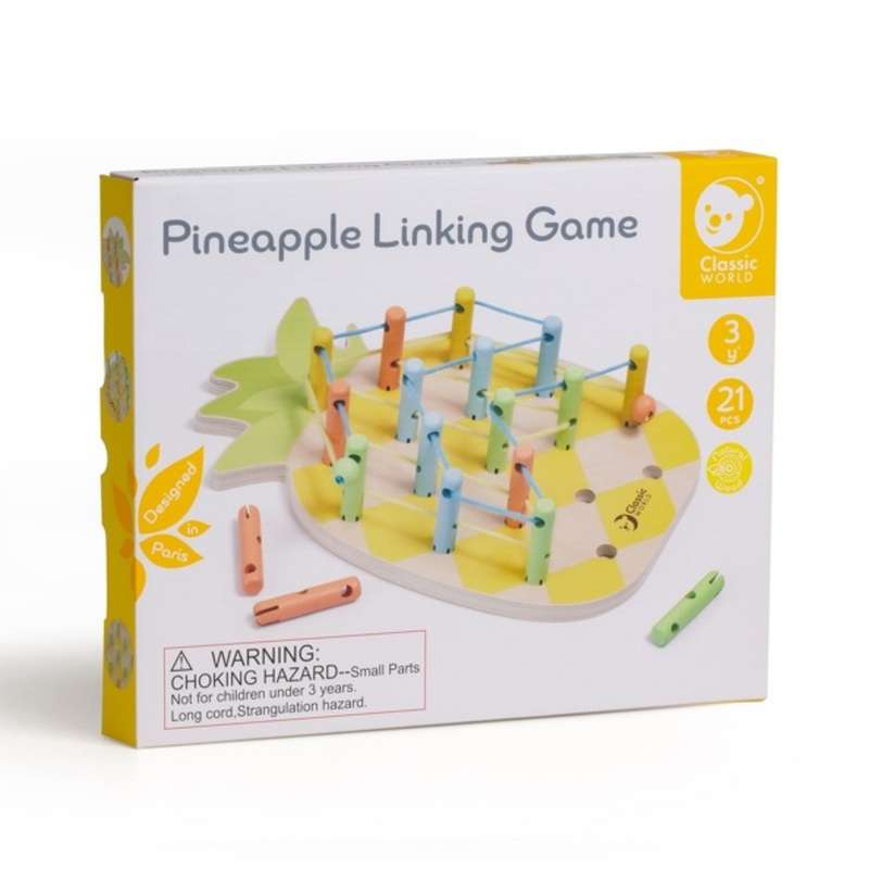 Classic World - Pineapple Linking Game With Activity Cards