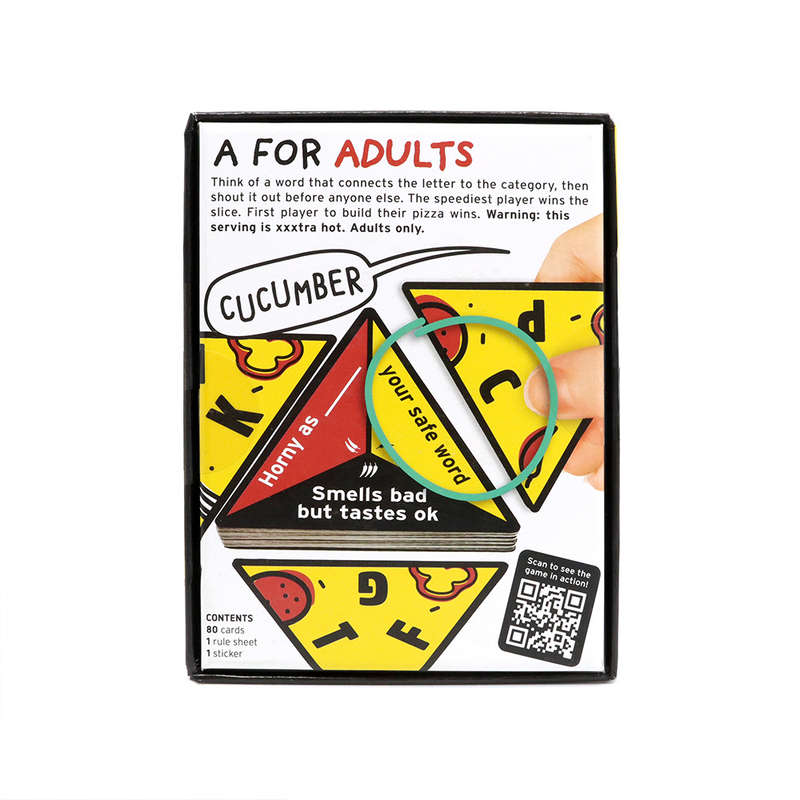 Big Potato Games - P for Pizza Extra Spicy - Party Card Game - 2-4 Players