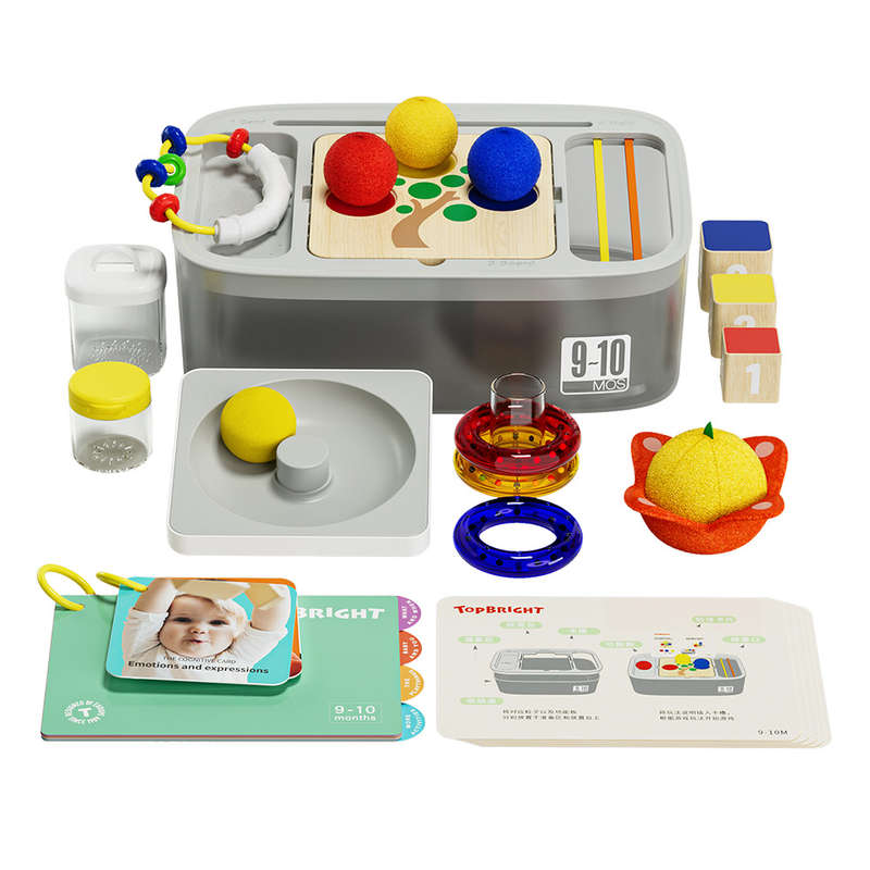 TopBright - Educational Activity Box - 25pcs - 9-10 Months