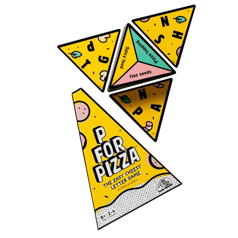 Big Potato Games - P For Pizza - Family Card Game - 2-4 Players