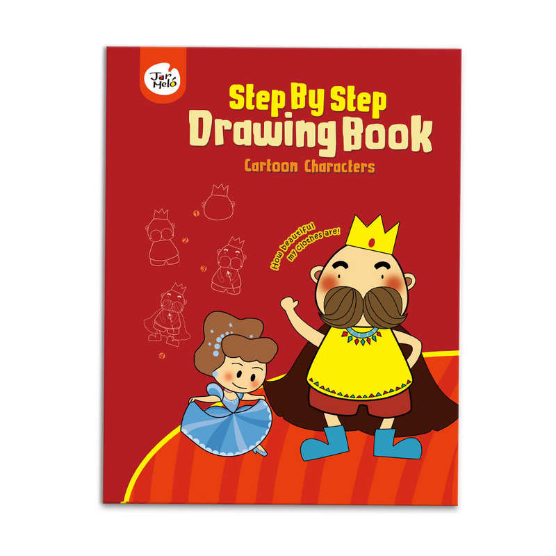 Jar Meló - Step by Step Drawing Book - Cartoon Characters