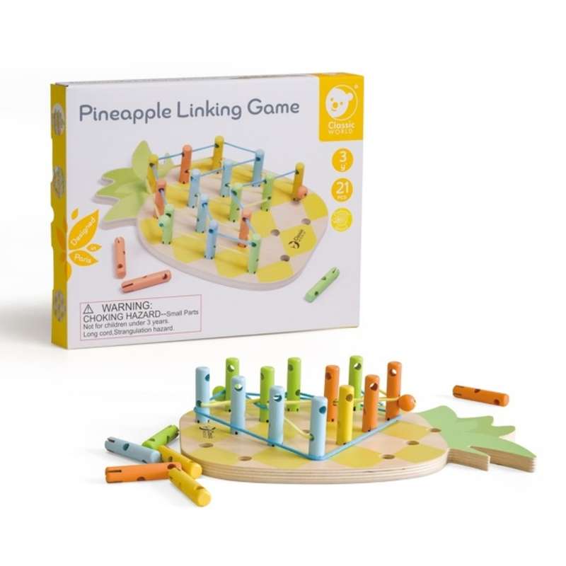 Classic World - Pineapple Linking Game With Activity Cards