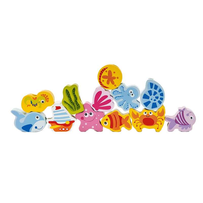 Classic World - Lacing Beads - Under-the-Sea - 13pcs