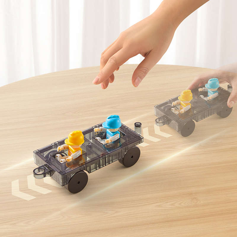Mideer - Colourful Magnetic Tiles - Little Architect - 36 Transparent Pieces