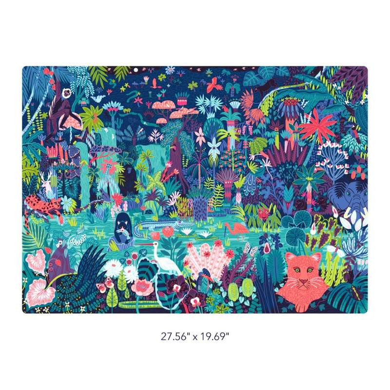 Mideer - Artist Jigsaw Puzzle - 1000 Pieces - Into the Rain Forest
