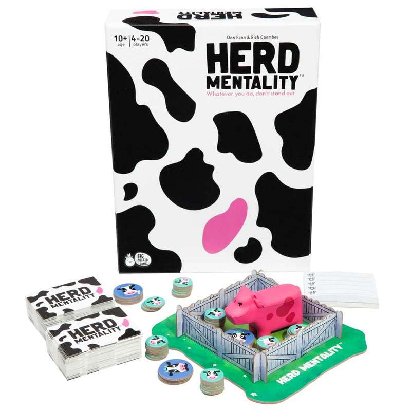 Big Potato Games - Herd Mentality - Family Board Game - 4-20 Players