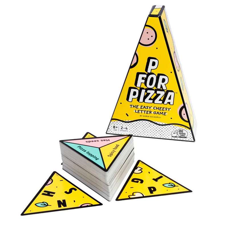Big Potato Games - P For Pizza - Family Card Game - 2-4 Players