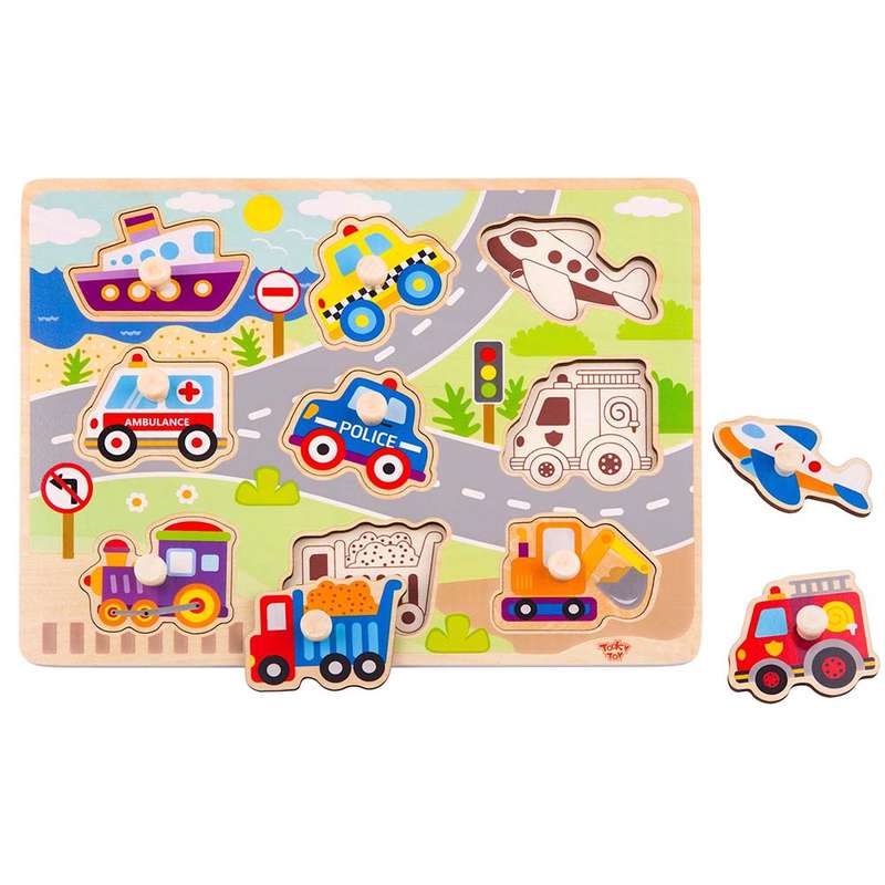 TookyToy - Vehicle Puzzle