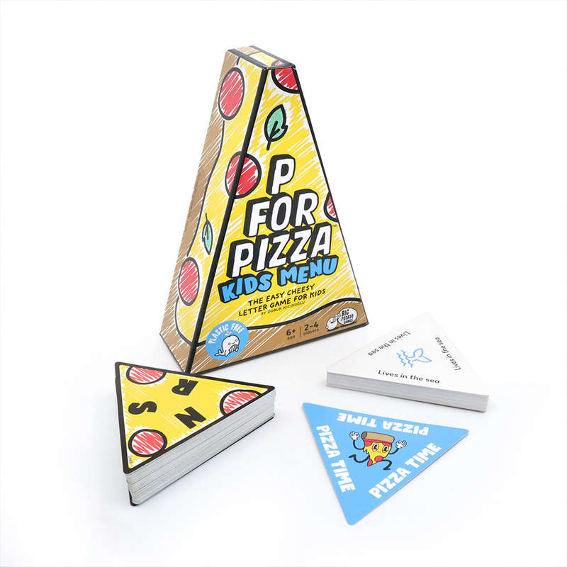 Big Potato Games - P for Pizza - Kids Card Game - 2-4 Players