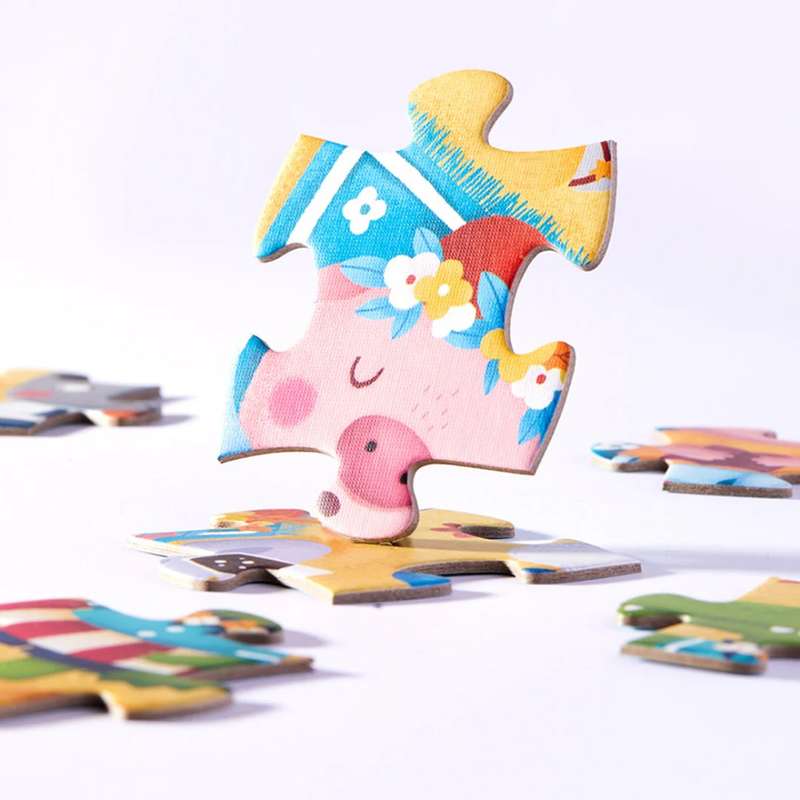 Mideer - Level Up Puzzles Set - 4-in-1 - Unicorn