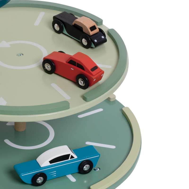 Classic World - Pretend & Play - Vintage Wooden Parking Garage