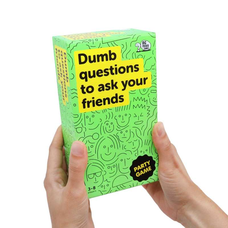 Big Potato Games - Dumb Questions To Ask Your Friends - Party Card Game - 3-8 Players
