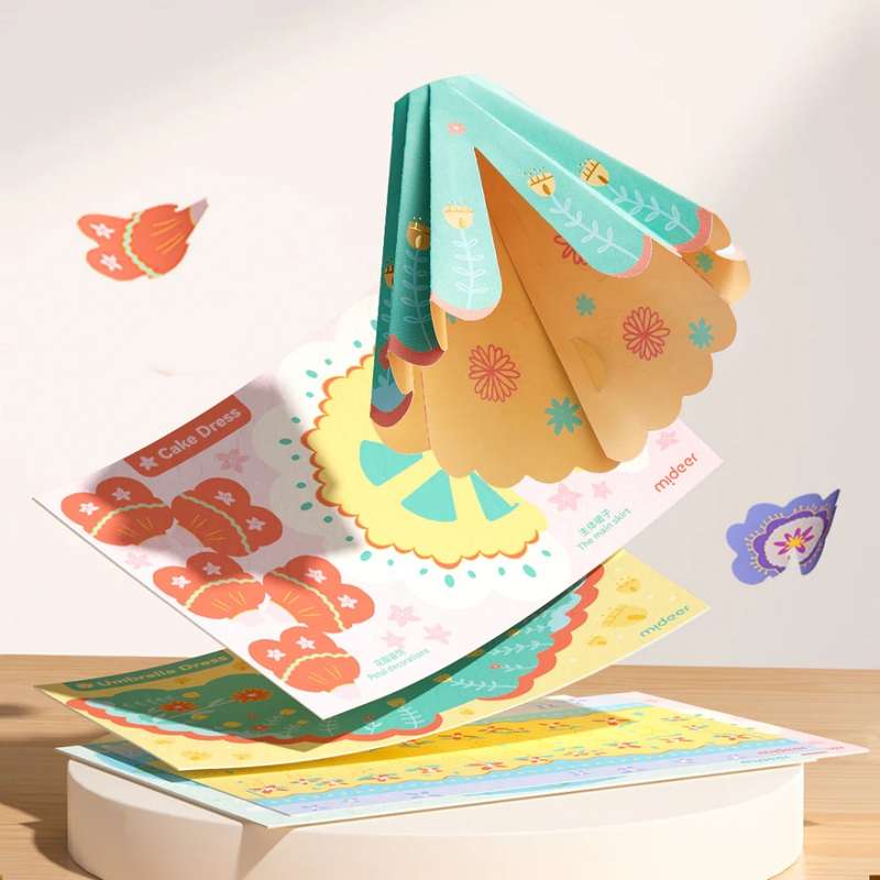 Mideer - Paper Craft Colouring Cards - My Fashion Showcase