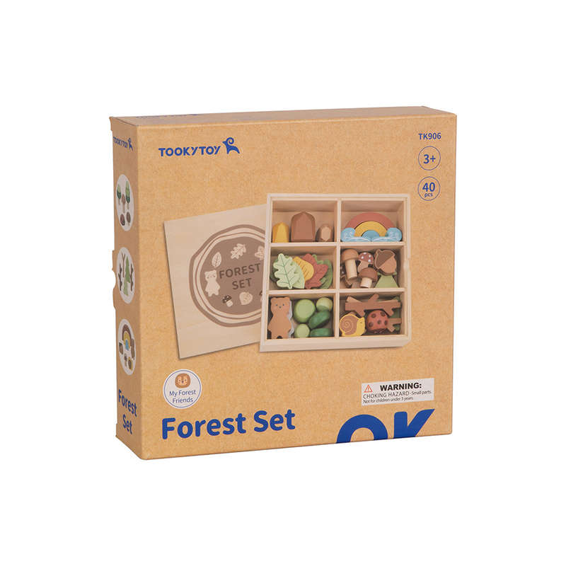 TookyToy - My Little Forest - Wooden Sorting Play Box