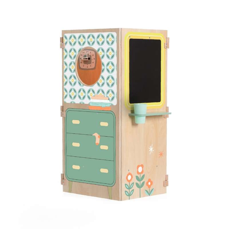 Classic World - Pretend & Play Foldable Play House w Chalkboard & Accessories