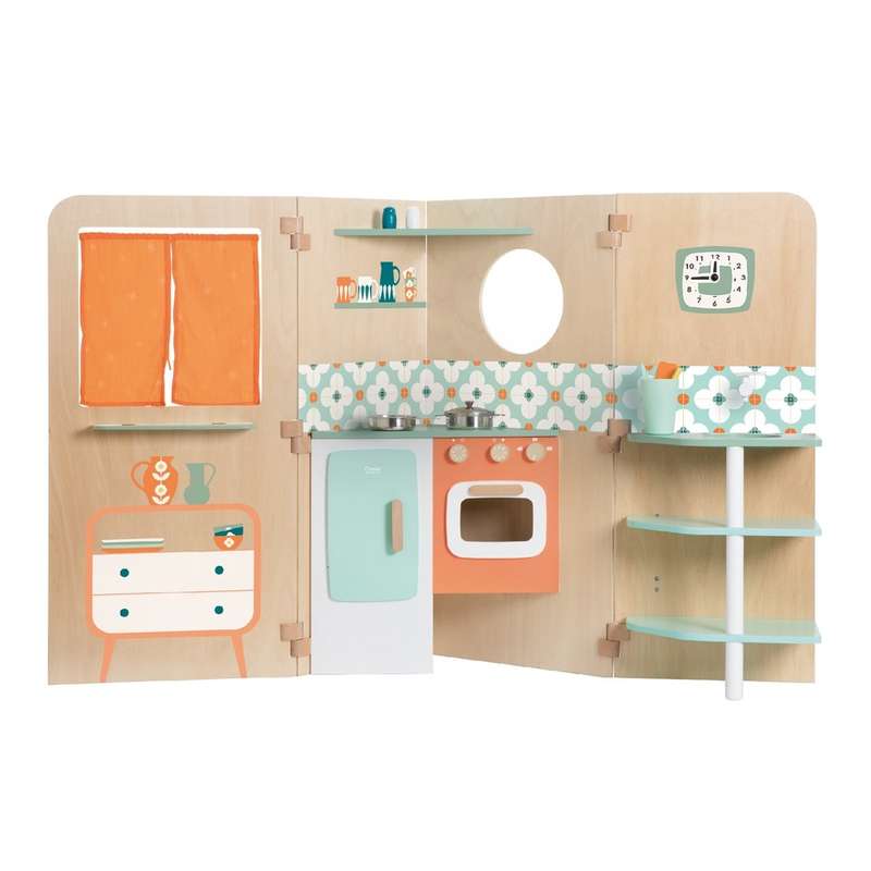 Classic World - Pretend & Play Foldable Play House w Chalkboard & Accessories