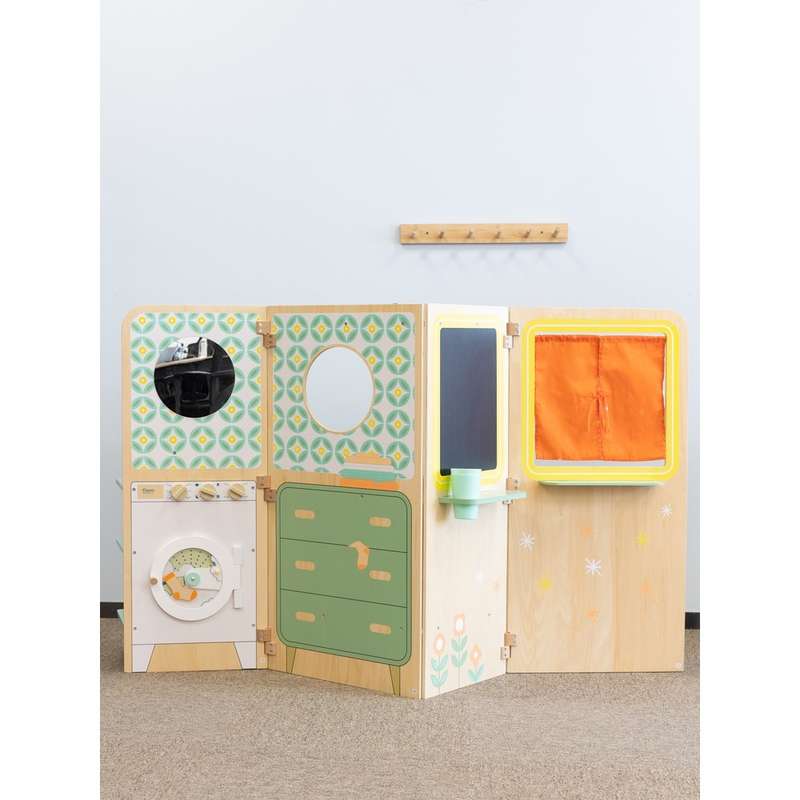 Classic World - Pretend & Play Foldable Play House w Chalkboard & Accessories