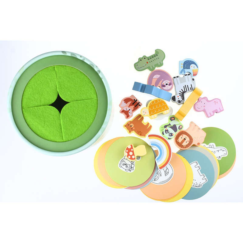 TookyToy - Animal Touch & Match Mystery Bucket - My Forest Friends