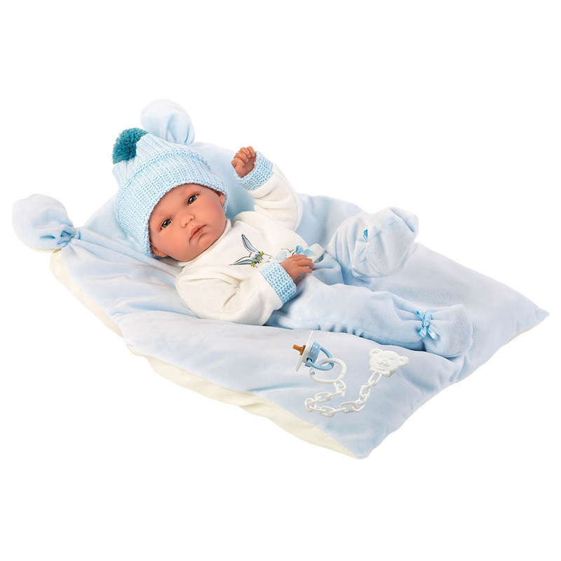 Llorens - Bimbo Baby Boy Doll & Cushion - 35cm