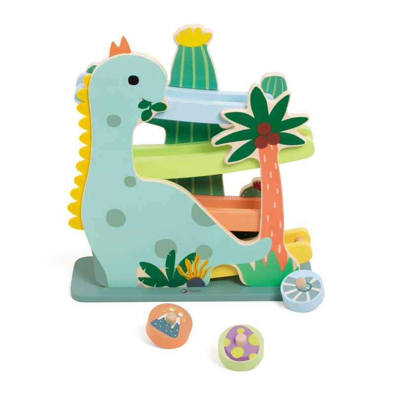 Classic World - Dinosaur Slide - Wooden Activity Toy