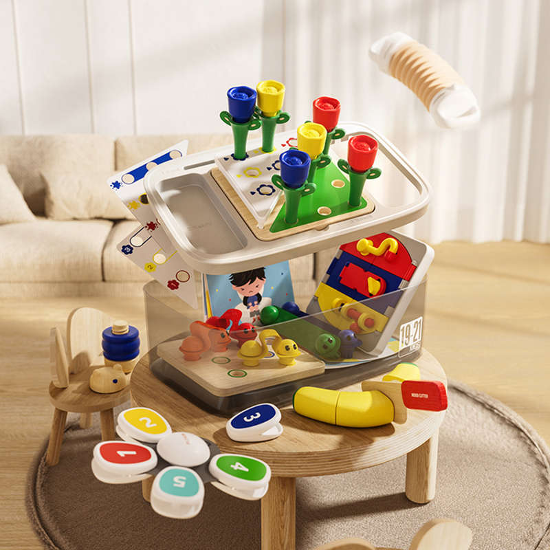 TopBright - Educational Activity Box - 17pcs - 19-21 Months