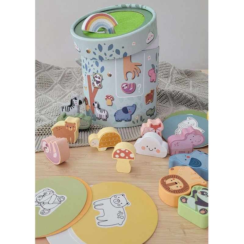 TookyToy - Animal Touch & Match Mystery Bucket - My Forest Friends
