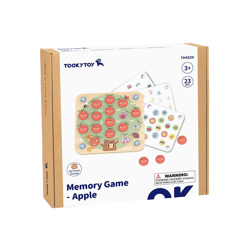 TookyToy - Apple Memory Game with Activity Cards