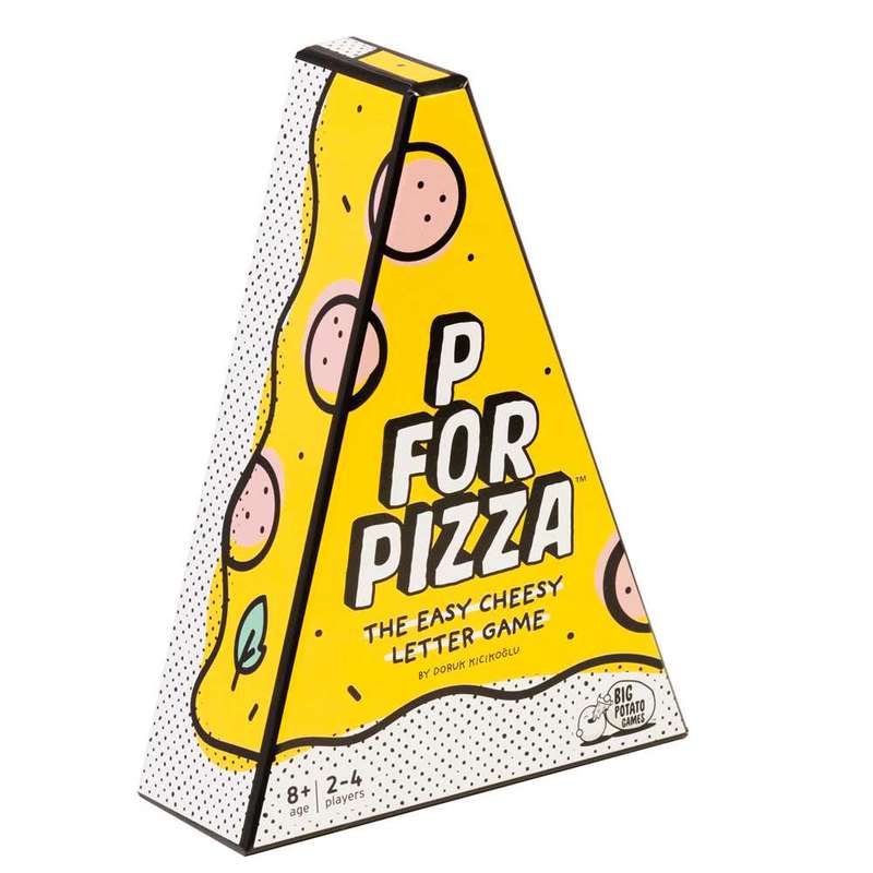 Big Potato Games - P For Pizza - Family Card Game - 2-4 Players