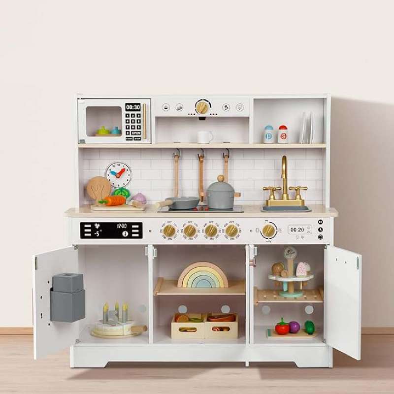 TookyToy - Pretend Play Wooden Kitchen Set