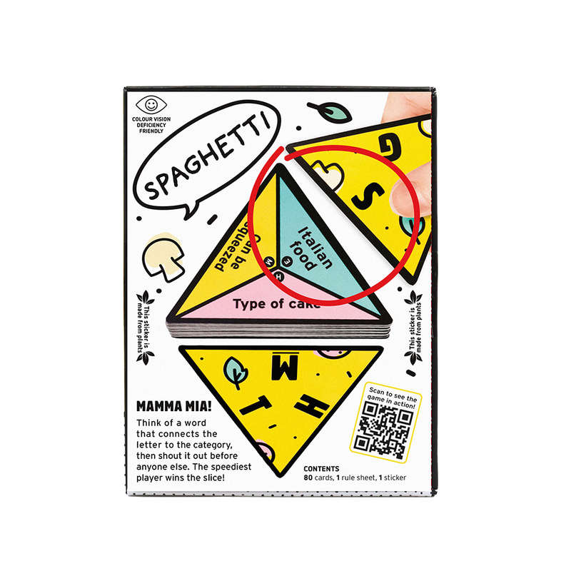 Big Potato Games - P For Pizza - Family Card Game - 2-4 Players