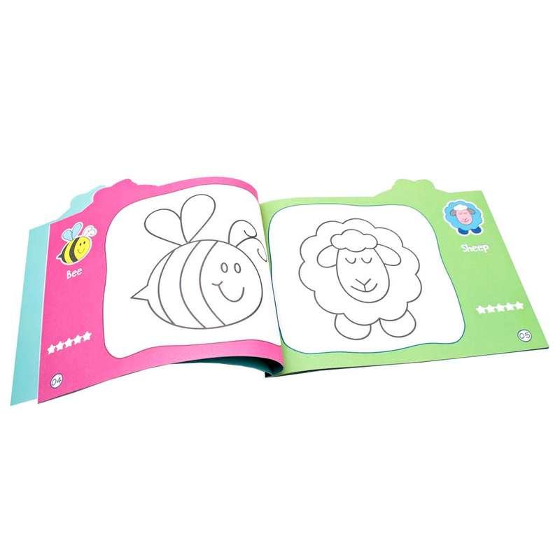 Jar Meló - Step by Step Colouring Book - 2-3 Years - Squirrel