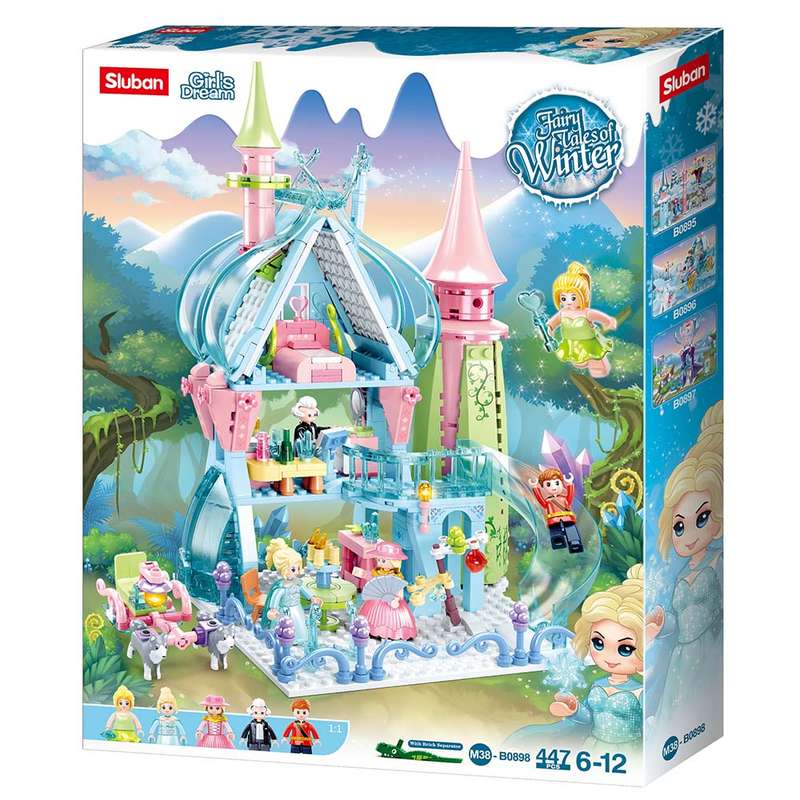 Sluban - Fairy Tales of Winter - Fairy Tale Castle - 447pcs