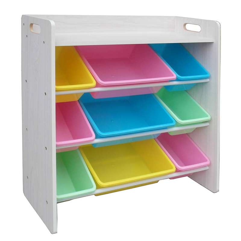 Greenbean - Toy House Rack With Top Board Pastel