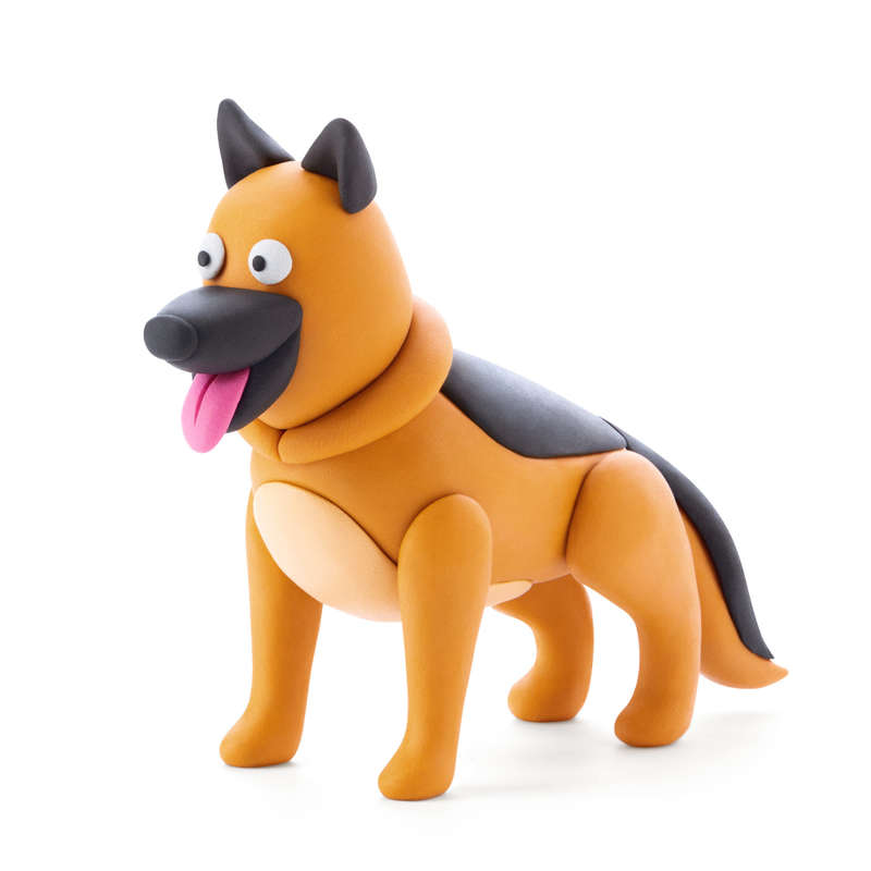 Hey Clay - Modelling Air-Dry Clay with Fun Interactive App - Shepherd, Yorkie, Bull Terrier, Seri...