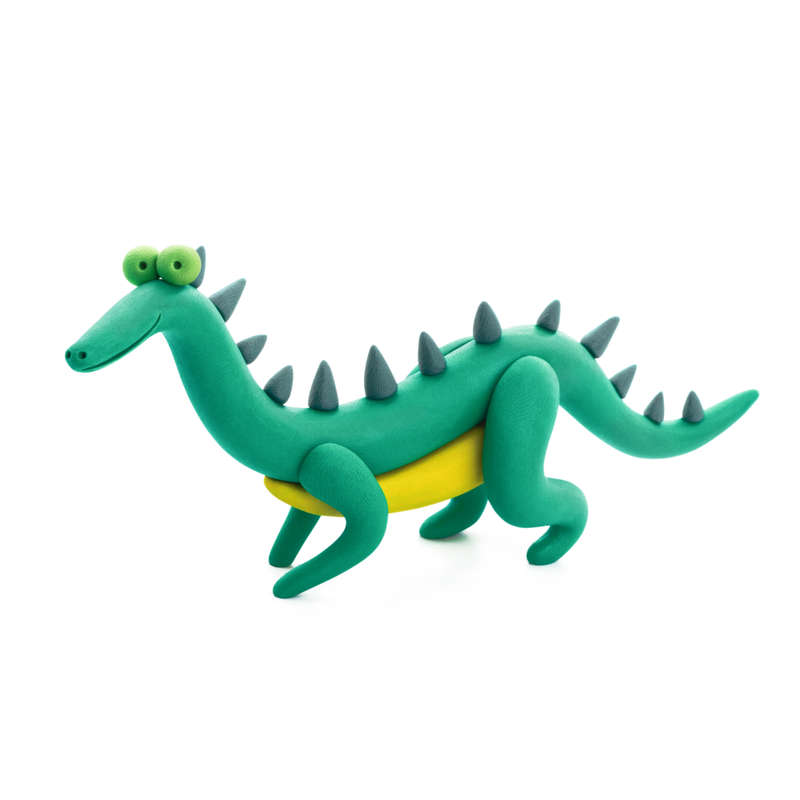 Hey Clay - Modelling Air-Dry Clay with Fun Interactive App - Lagosuchus, Allosaurus, Dimetrodon, ...