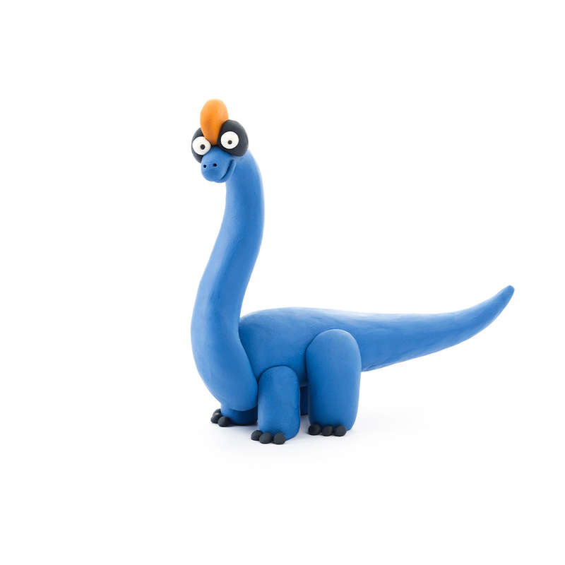Hey Clay - Modelling Air-Dry Clay with Fun Interactive App - Stegosaurus, Pachycephalosaurus, Bra...