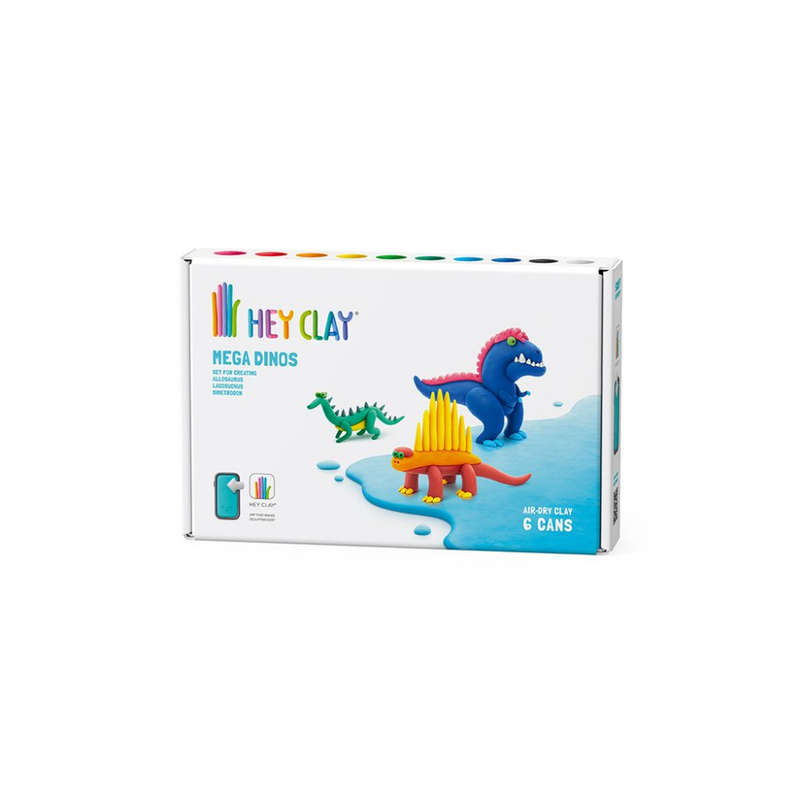 Hey Clay - Modelling Air-Dry Clay with Fun Interactive App - Lagosuchus, Allosaurus, Dimetrodon, ...