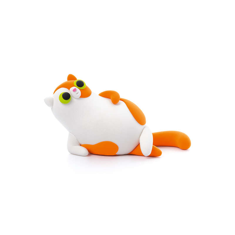 Hey Clay - Modelling Air-Dry Clay with Fun Interactive App - Persian cat, series Fluffy Pets, 3 cans