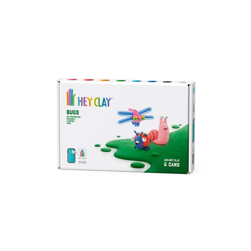 Hey Clay - Modelling Air-Dry Clay with Fun Interactive App - Ladybird, Snail, Dragonfly, Series B...