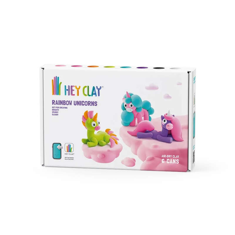 Hey Clay - Modelling Air-Dry Clay with Fun Interactive App - Brighty, Cloudy, Sparky, Series Rain...