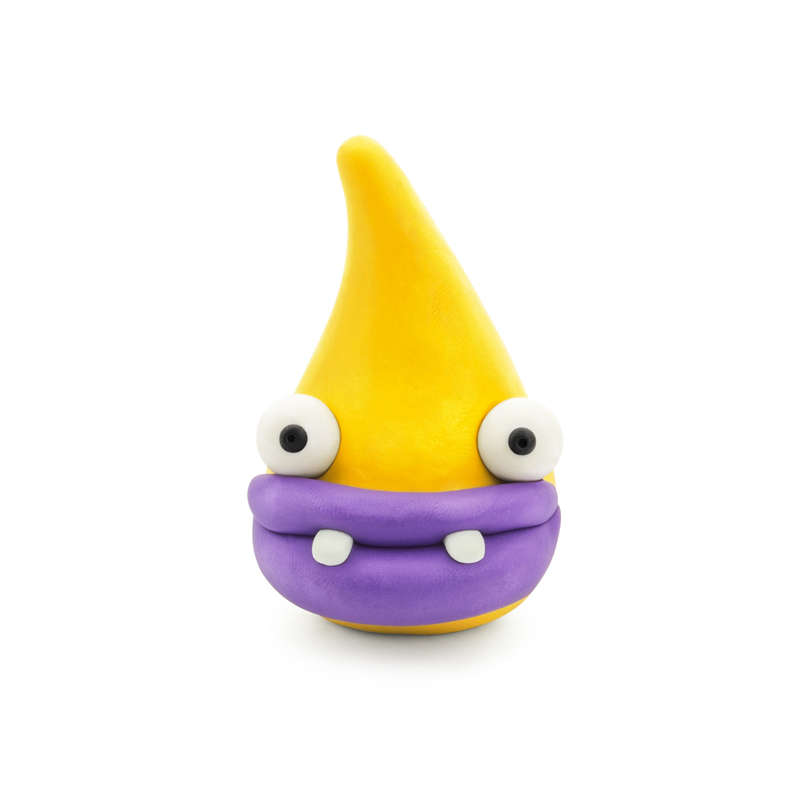 Hey Clay - Modelling Air-Dry Clay with Fun Interactive App - Worm, Ginger, Yollo, Series Beasts, ...