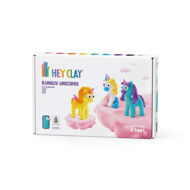 Hey Clay - Modelling Air-Dry Clay with Fun Interactive App - Lighty, Sunny, Rainy, Series Rainbow...