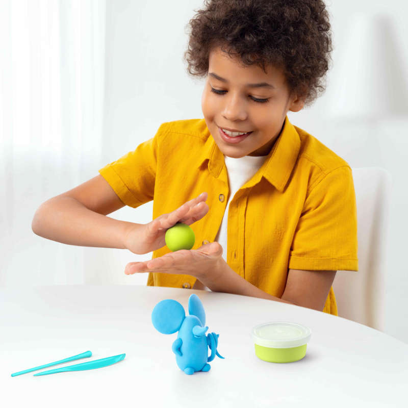 Hey Clay - Modelling Air-Dry Clay with Fun Interactive App - Fluffy Pets, 15 cans
