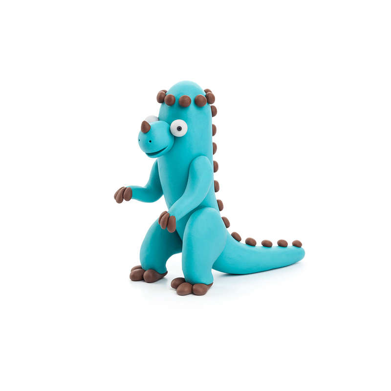 Hey Clay - Modelling Air-Dry Clay with Fun Interactive App - Stegosaurus, Pachycephalosaurus, Bra...
