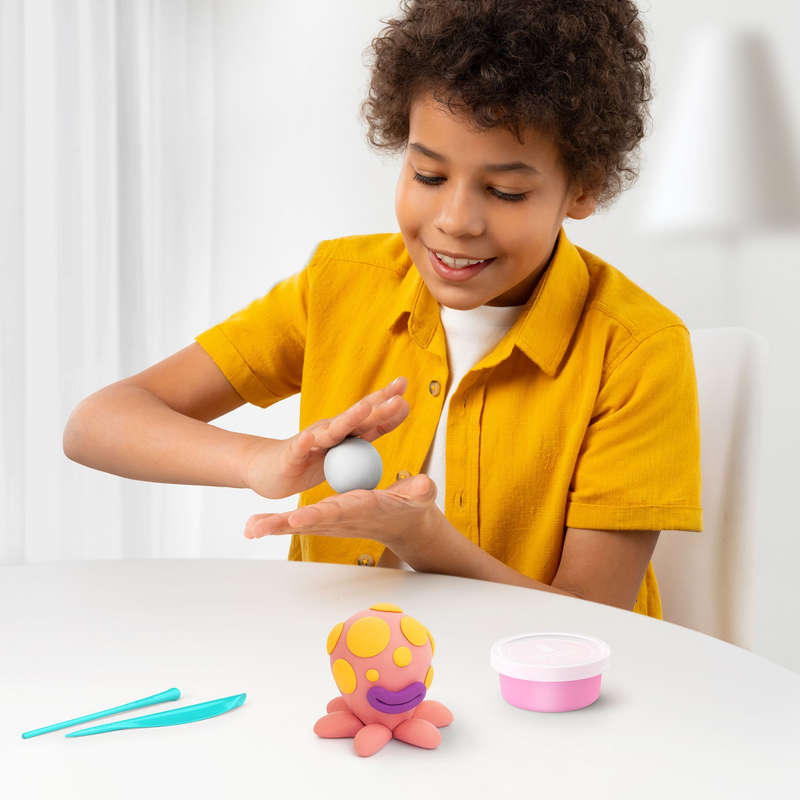 Hey Clay - Modelling Air-Dry Clay with Fun Interactive App - Ocean, 15 cans