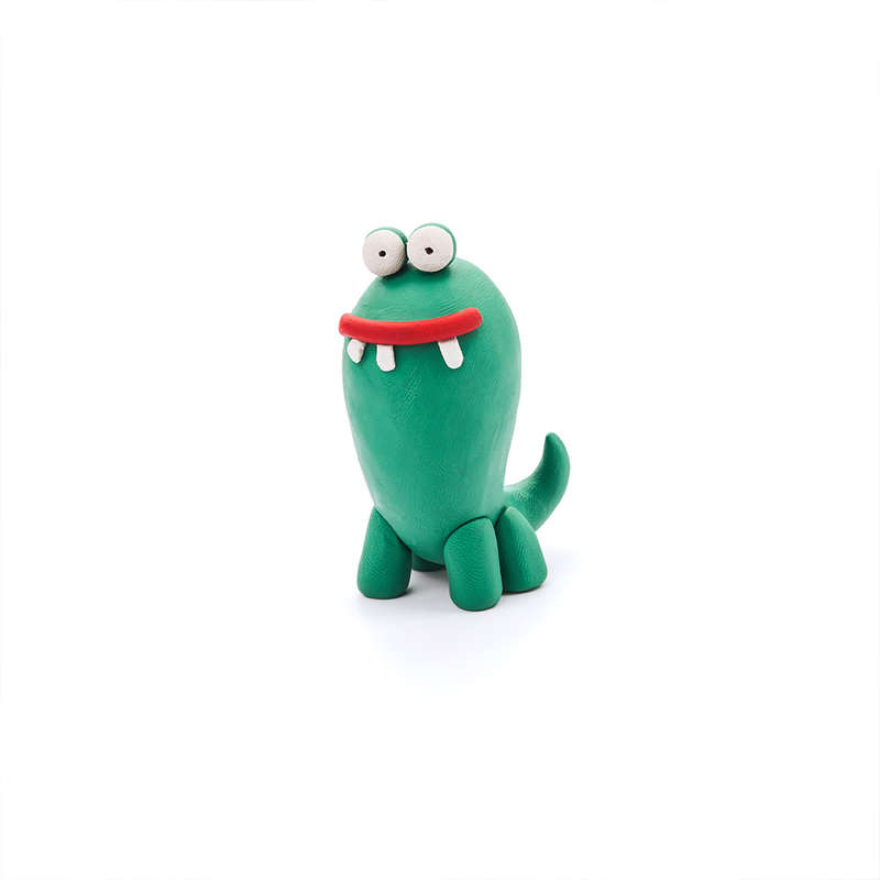 Hey Clay - Modelling Air-Dry Clay with Fun Interactive App - Pi, series Monsters, 3 cans